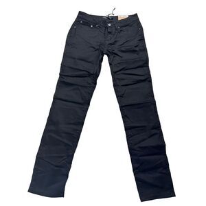 Prana Women’s Kayla Straight Leg Performance Denim Jeans Black Size 27 NWT